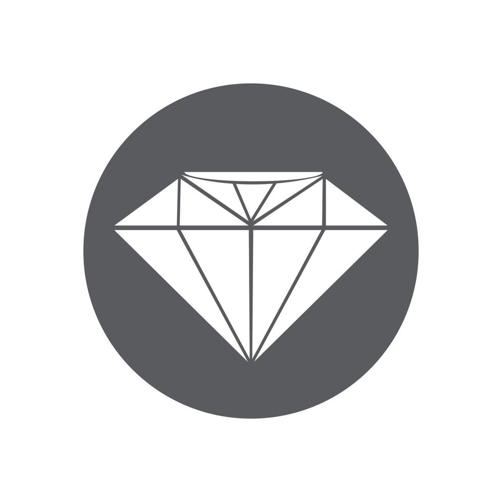 Diamond icon vector illustration