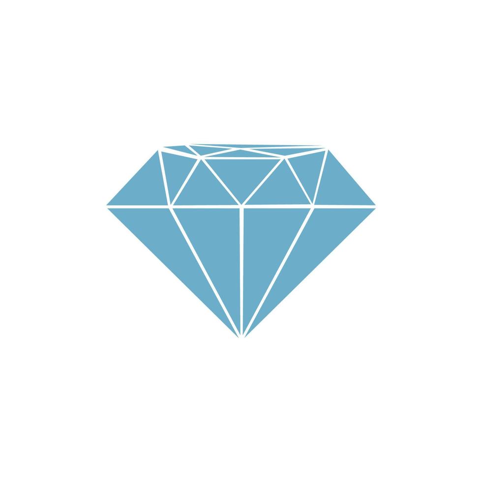 Ilustración de vector de icono de diamante