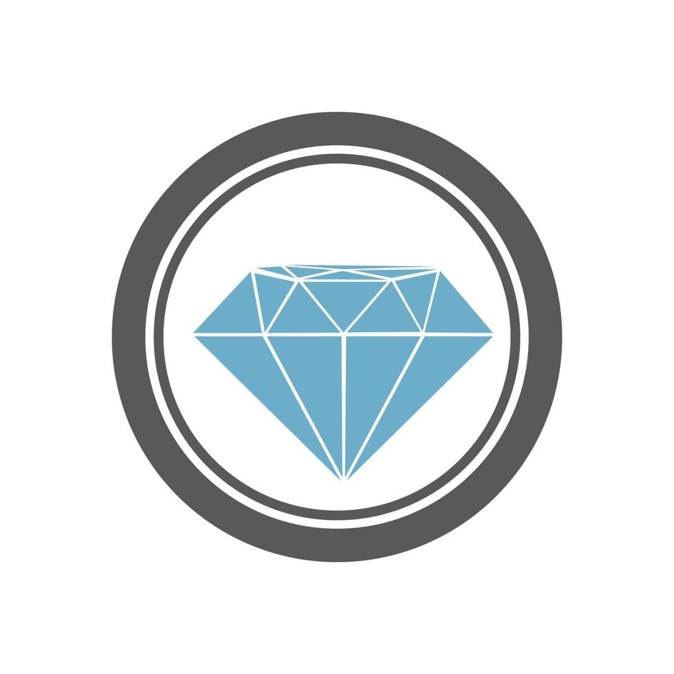 Ilustración de vector de icono de diamante