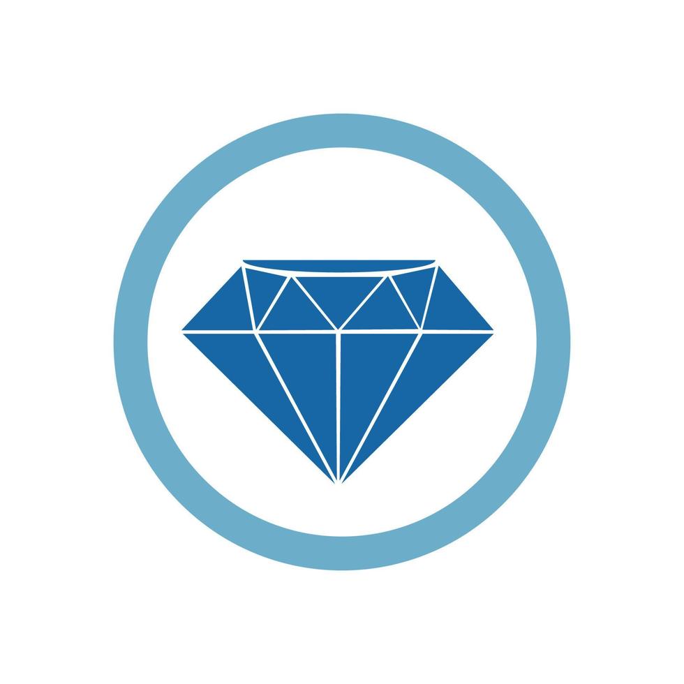 Ilustración de vector de icono de diamante