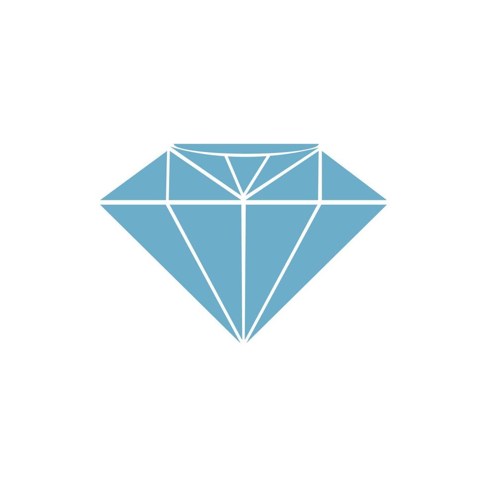 Ilustración de vector de icono de diamante