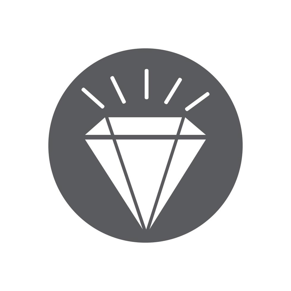 Diamond icon vector illustration