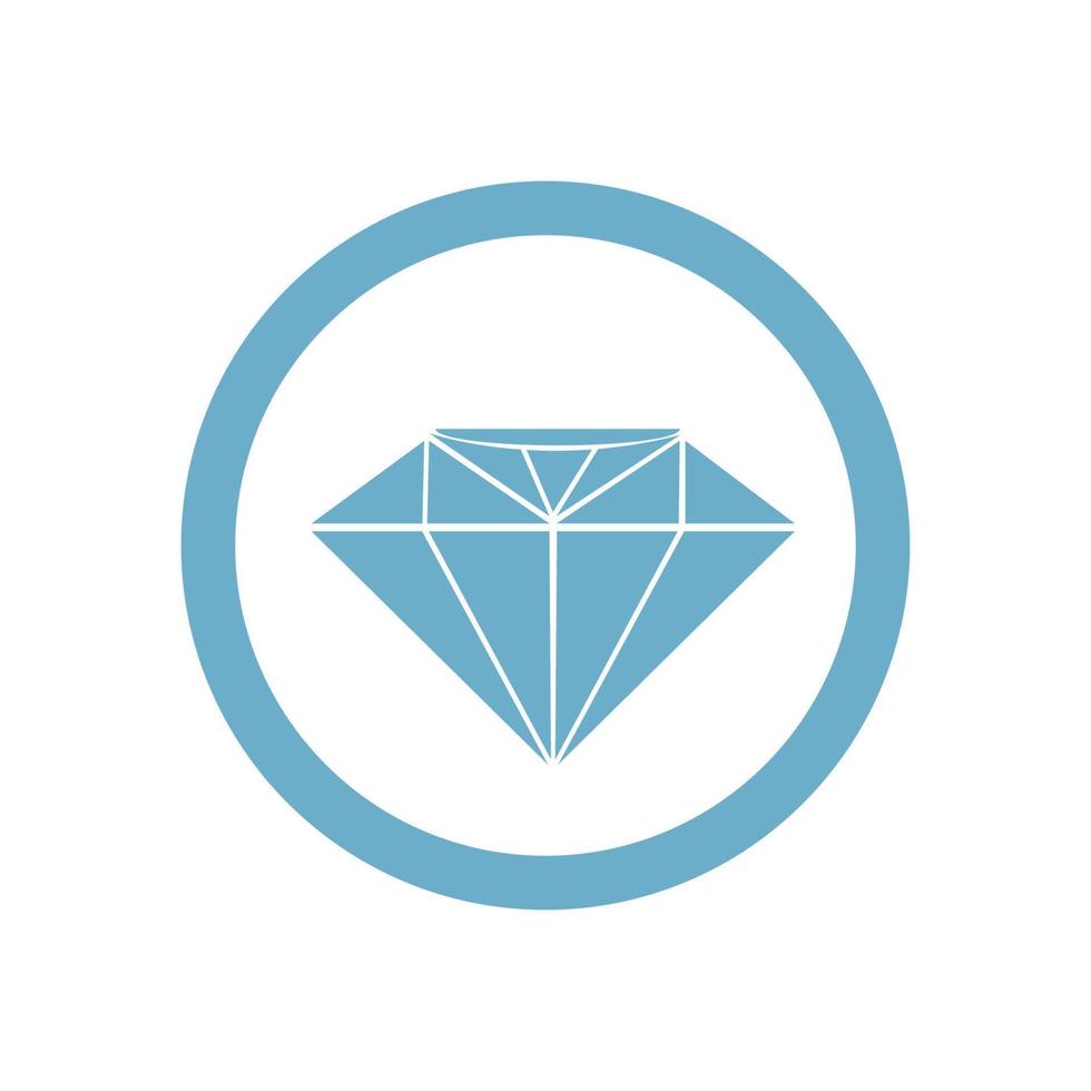 Ilustración de vector de icono de diamante