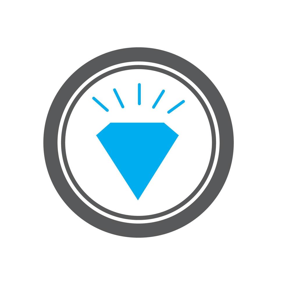 Diamond icon vector illustration