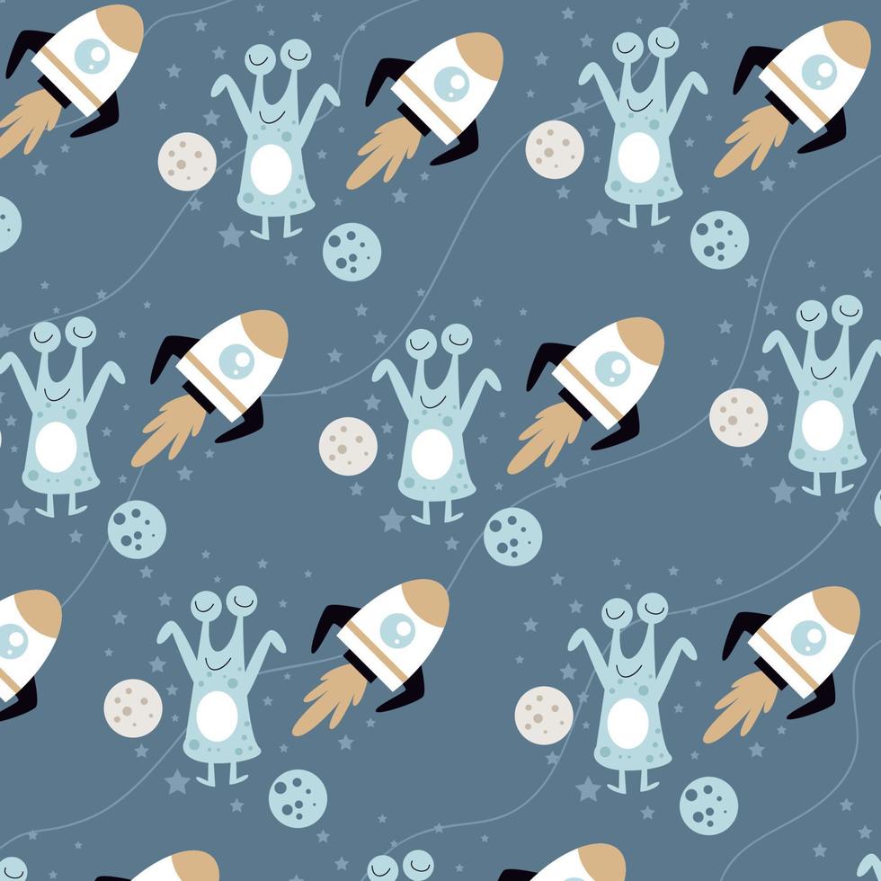 cute pattern of animal vector