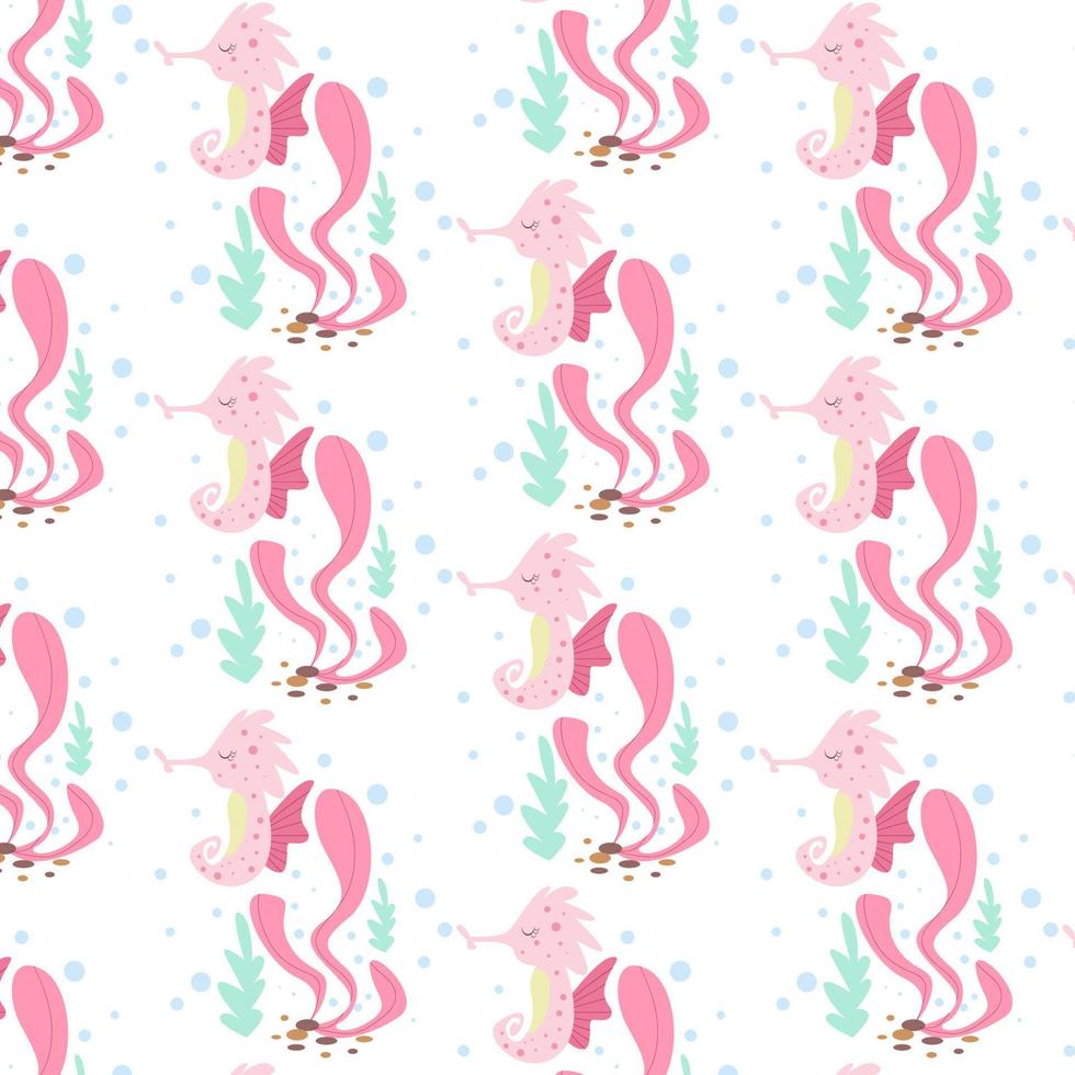cute pattern of animal vector