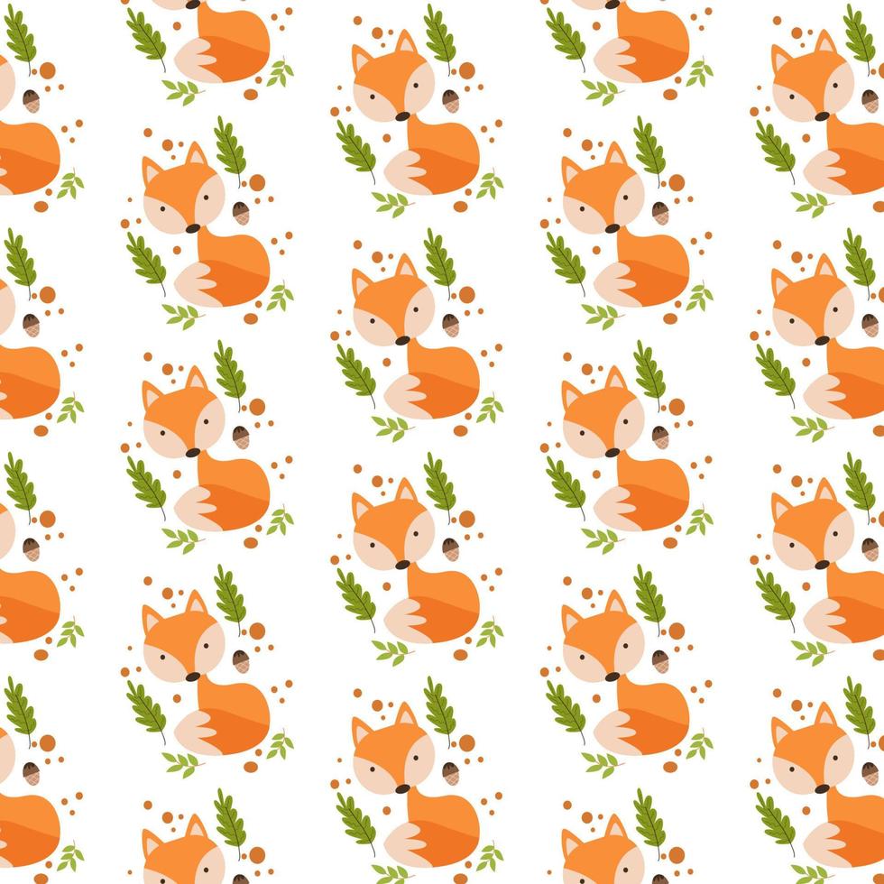 CUTE PATTERN OF ANIMAL vector