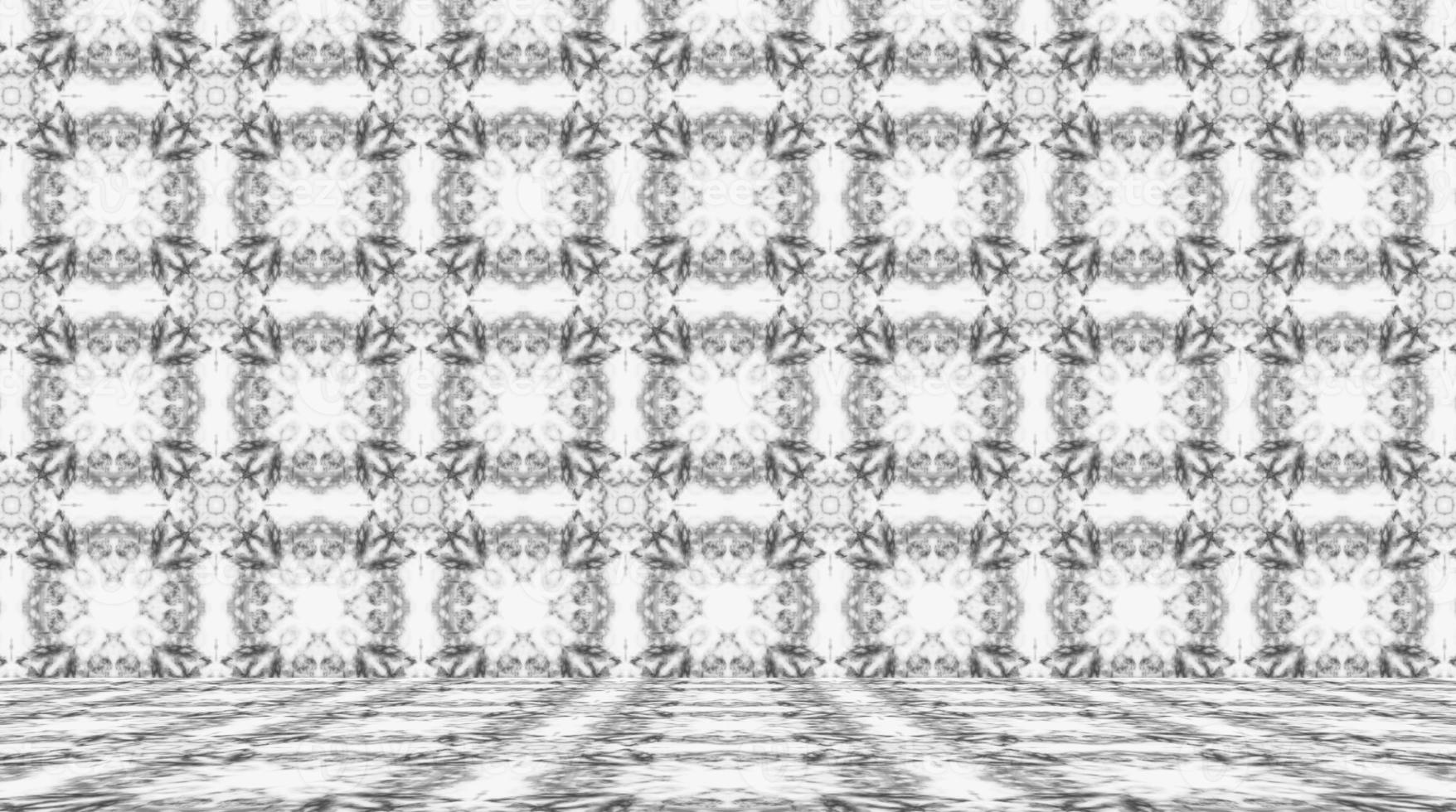 gray room with abstract pattern photo