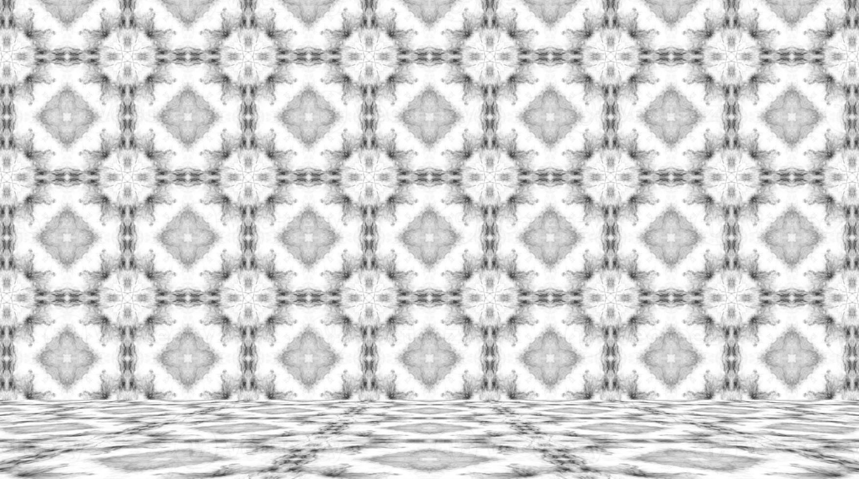 gray room with abstract pattern photo