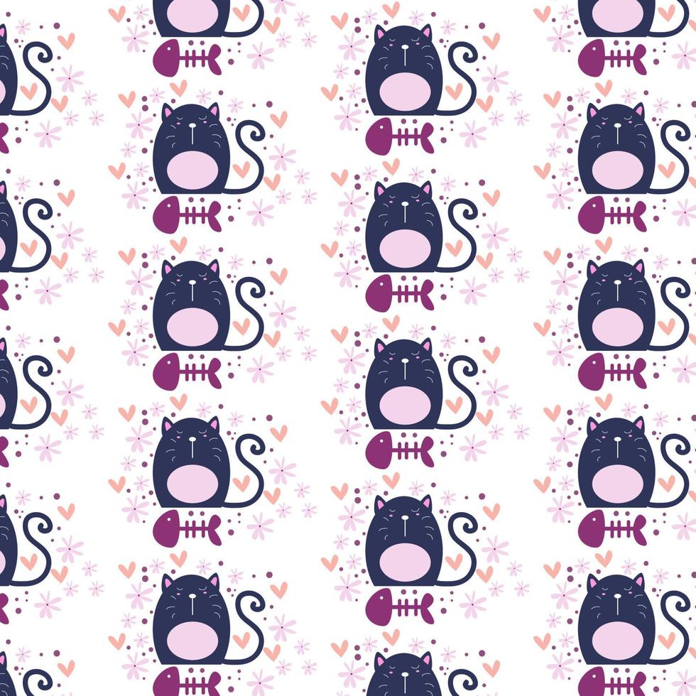 CUTE PATTERN OF ANIMAL vector