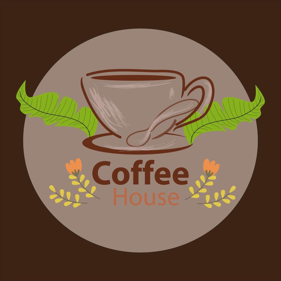 coffee logo design vector