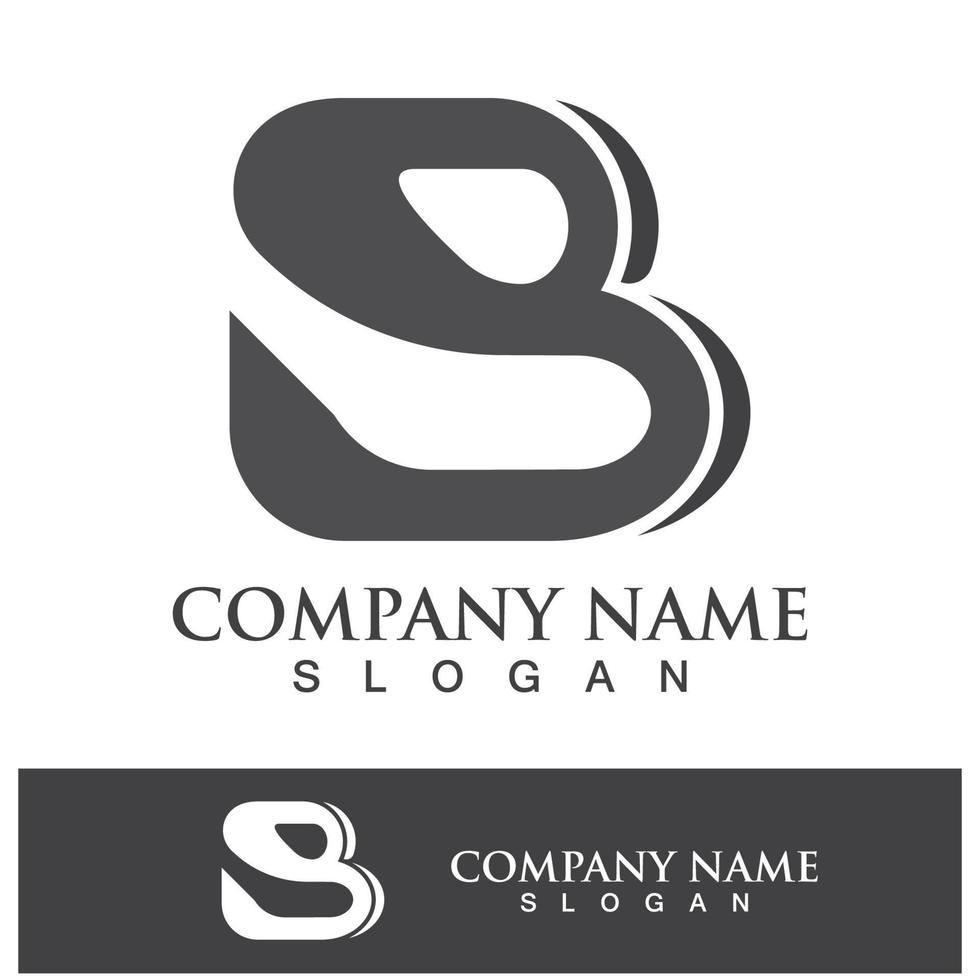 Creative B letter logo design vector