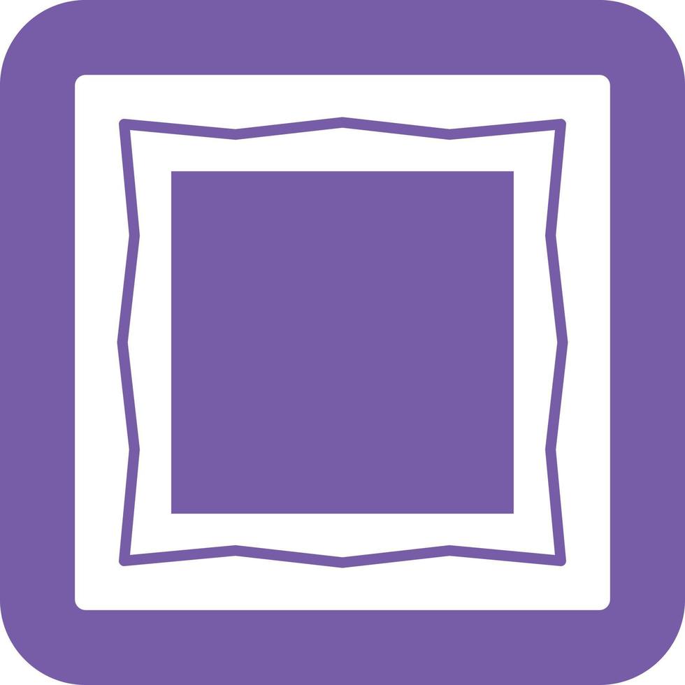 Frame II Glyph Round Background Icon vector