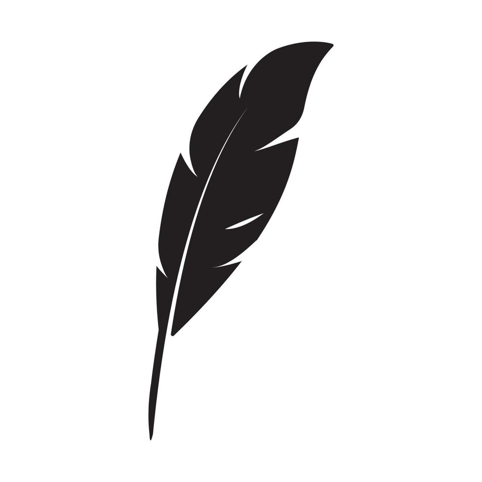 Feather logo vector