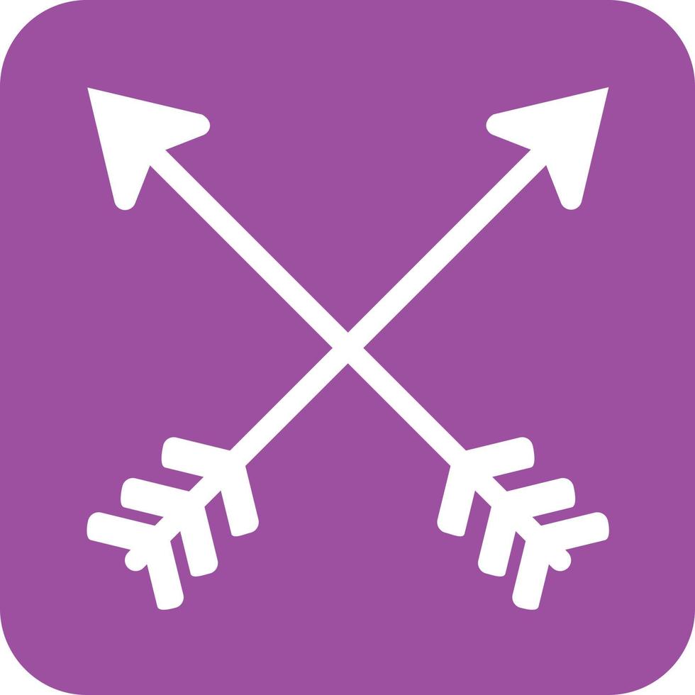 Arrows Glyph Round Background Icon vector