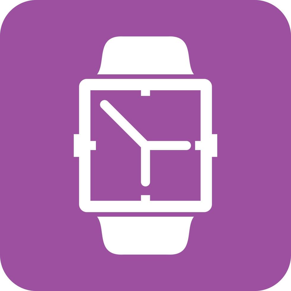 Clock App Glyph Round Background Icon 13385644 Vector Art at Vecteezy