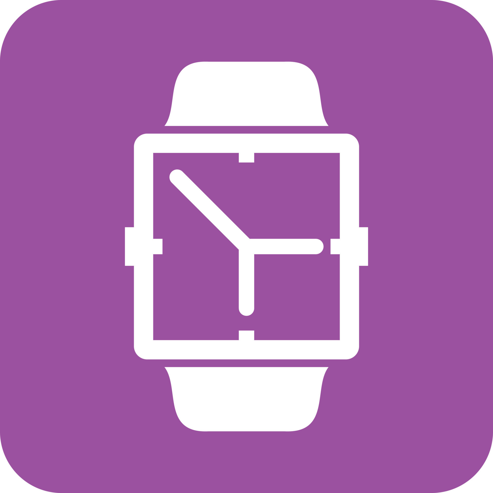 Clock App Glyph Round Background Icon 13385644 Vector Art at Vecteezy