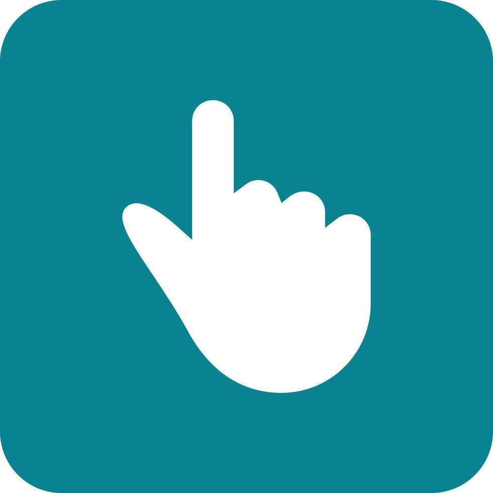 Hand Tool Glyph Round Background Icon vector