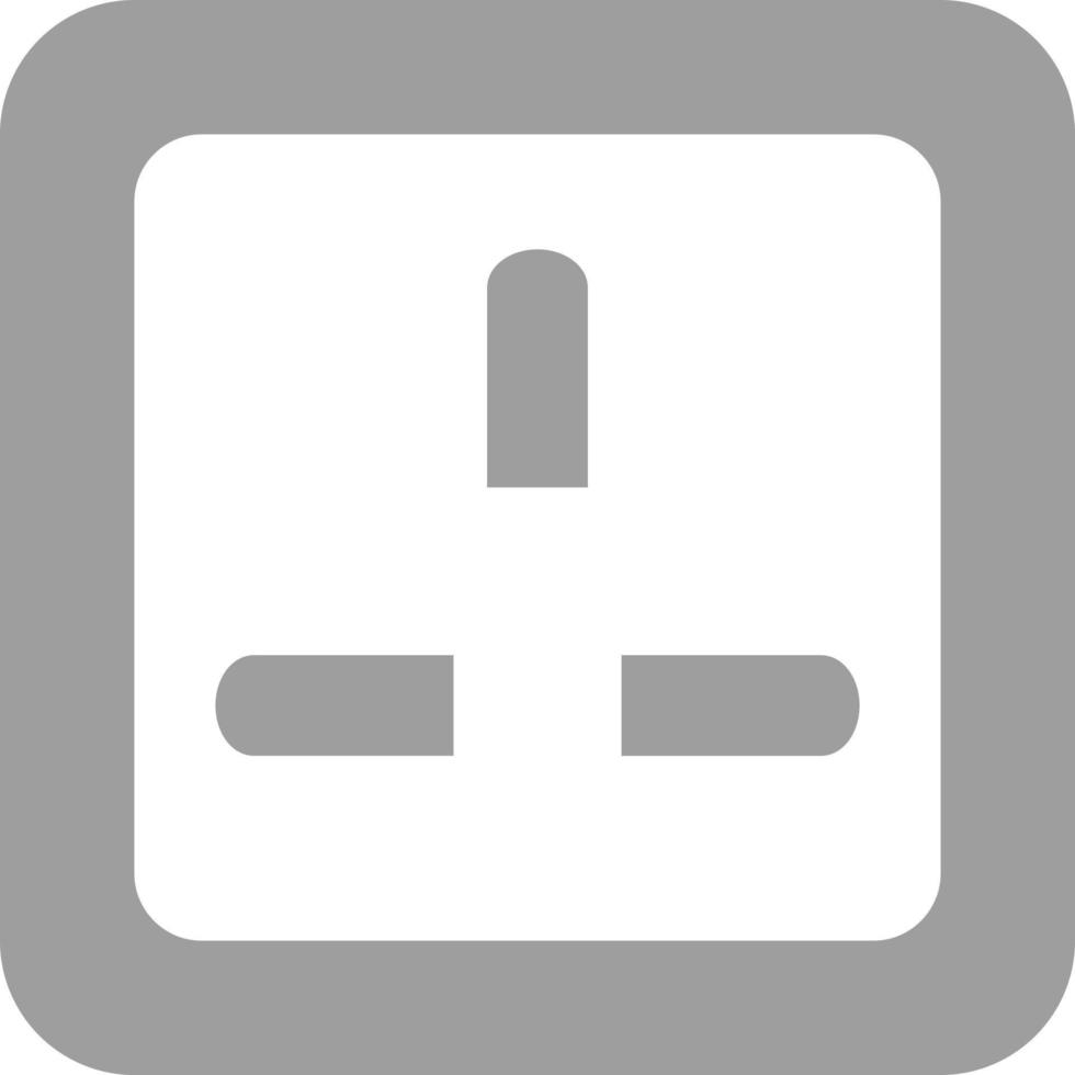 Socket II Glyph Round Background Icon vector