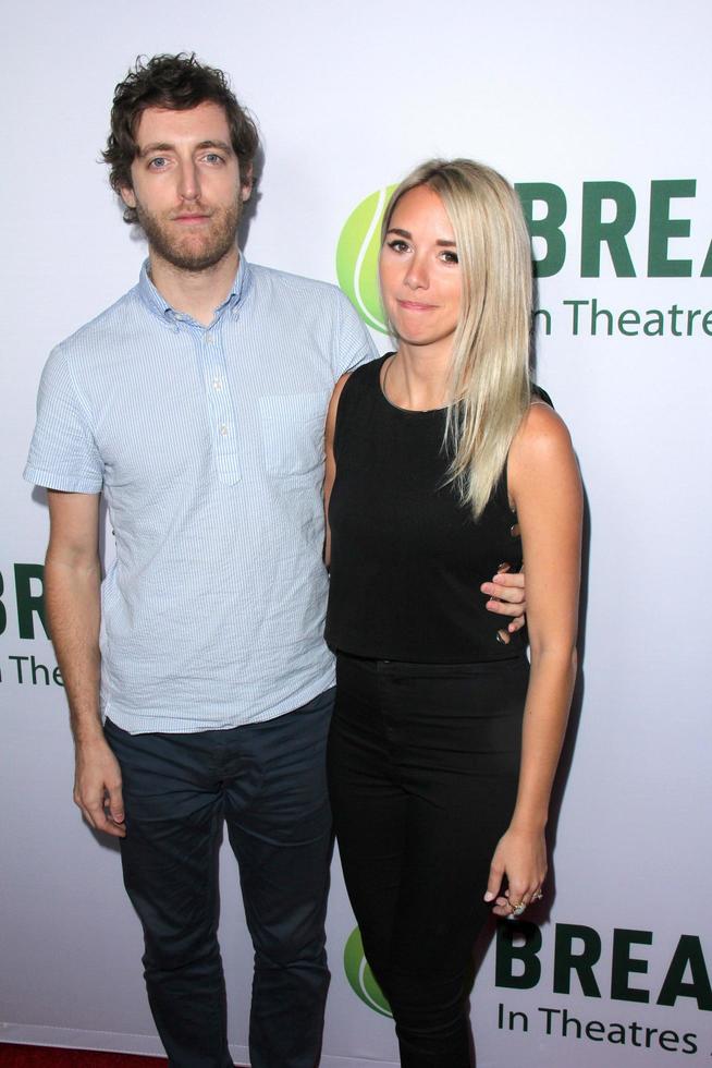 LOS ANGELES, AUG 27 - Thomas Middleditch, Mollie Middleditch at the Break Point Special Screening at the TCL Chinese 6 Theaters on August 27, 2015 in Los Angeles, CA photo