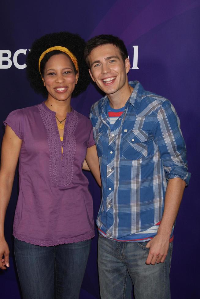 LOS ANGELES, JAN 19 - Dennisha Pratt, Tim Kubart at the NBC TCA Winter 2014 Press Tour at Langham Huntington Hotel on January 19, 2014 in Pasadena, CA photo