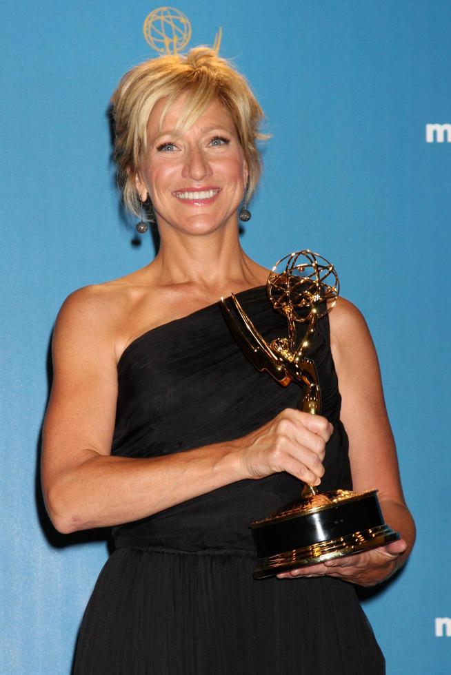 LOS ANGELES, AUG 29 - Edie Falco in the Press Room at the 2010 Emmy Awards at Nokia Theater at LA Live on August 29, 2010 in Los Angeles, CA photo