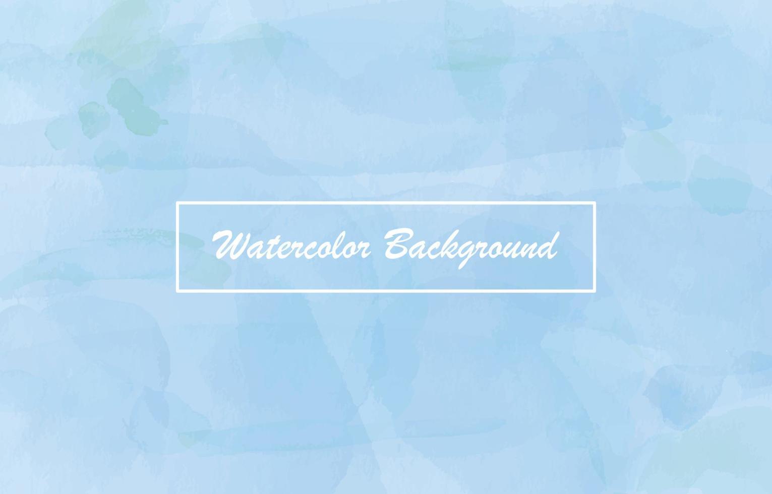 Blue Pastel Watercolor Background vector