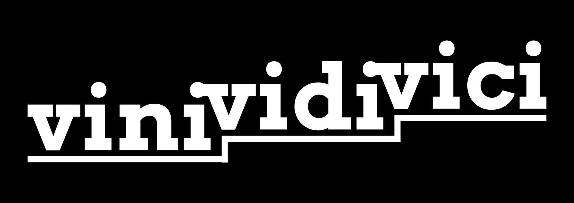 vini vidi vici typography t-shirt design vector