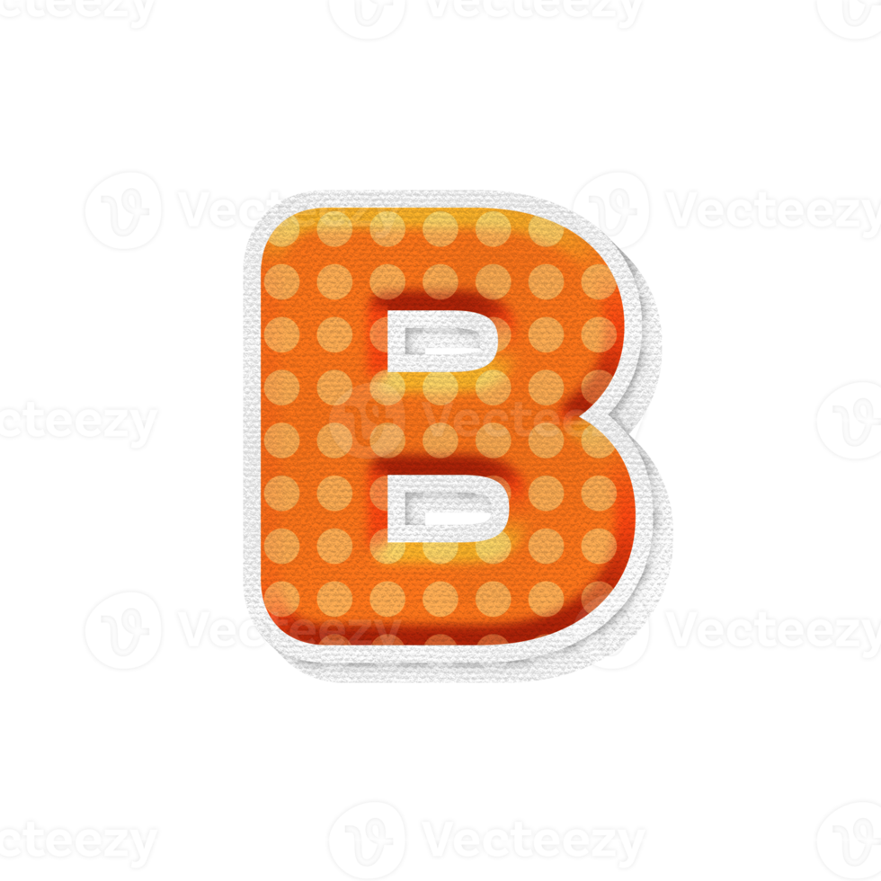 Cute B halloween watercolor clipart png