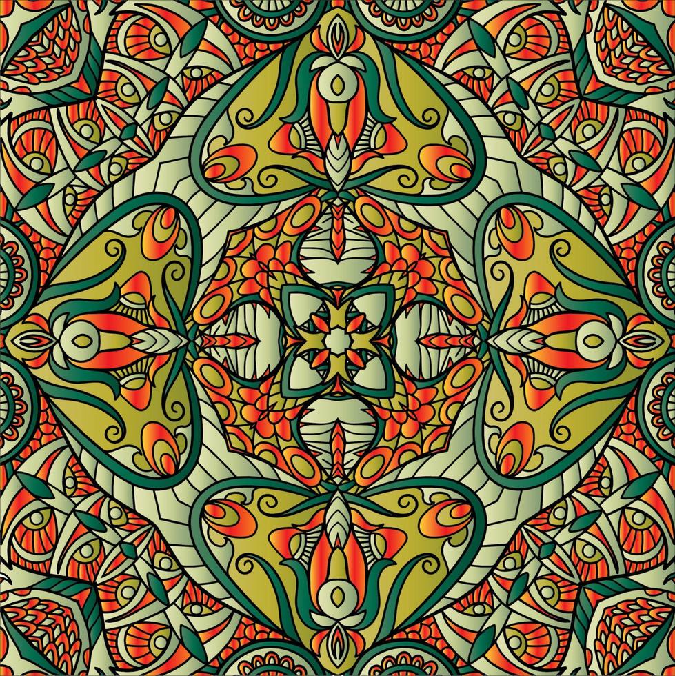 abstract mandala can use for frame border, or repeated pattern vector