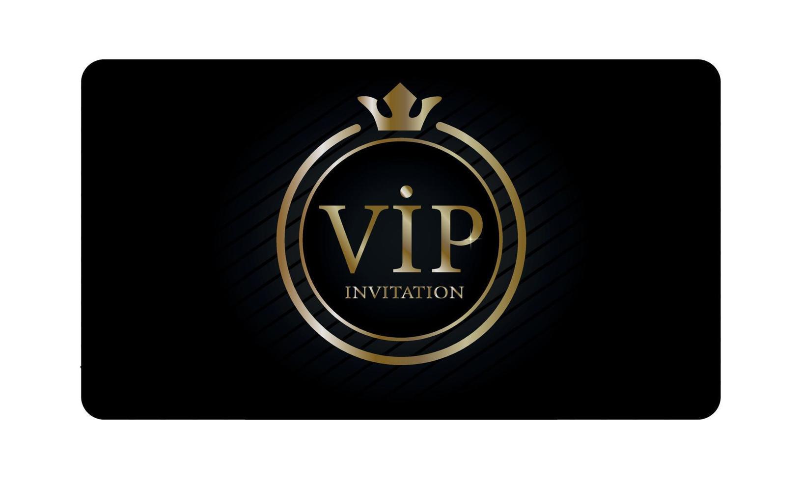 Invitation premium VIP card vector