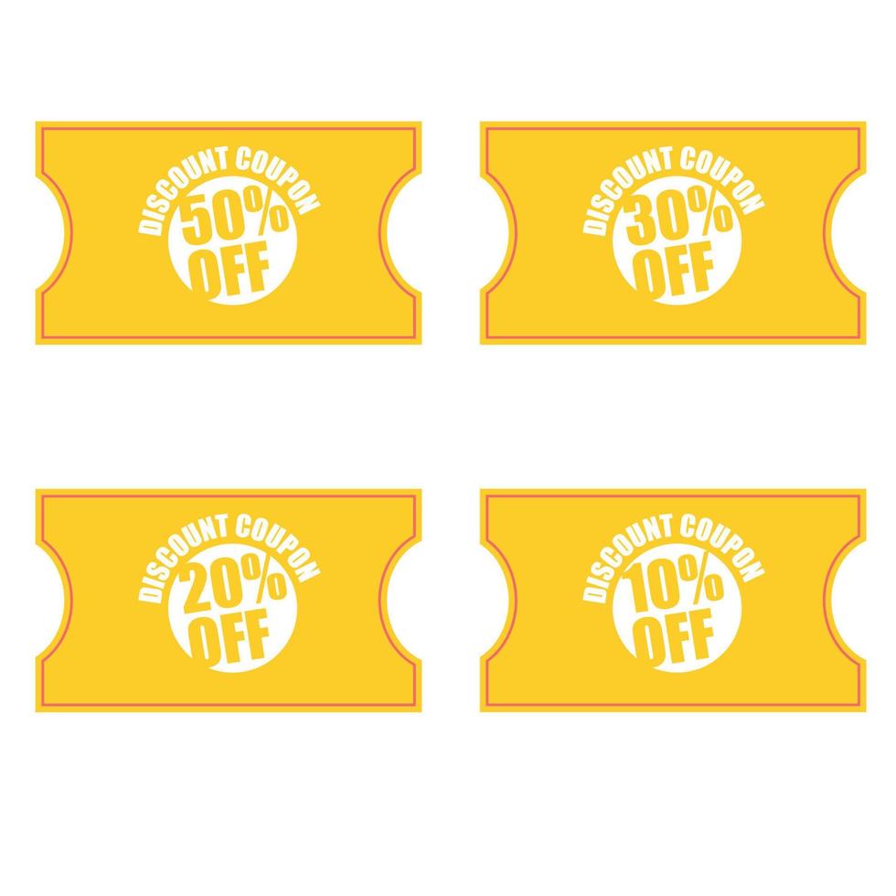 Set of coupons vector