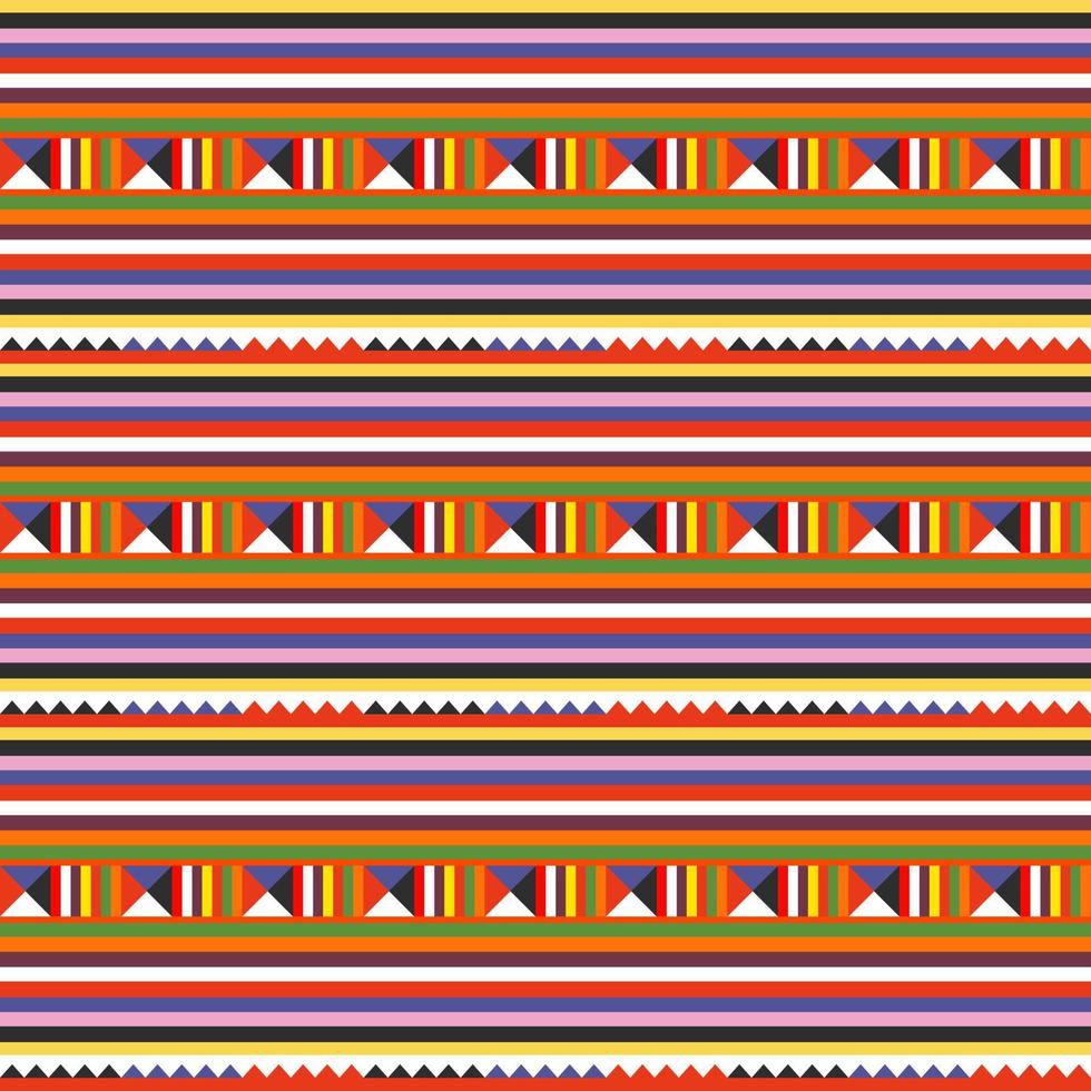 Lisu hilltribe seamless pattern for fabric and prin design. vector