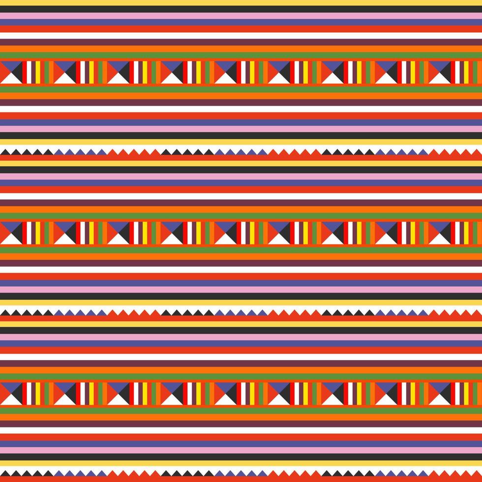 Lisu hilltribe seamless pattern for fabric and prin design. vector