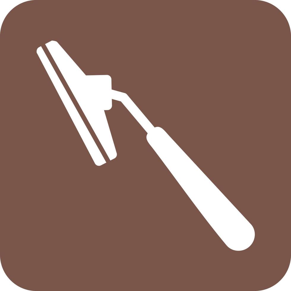 Safety Razor I Glyph Round Background Icon vector