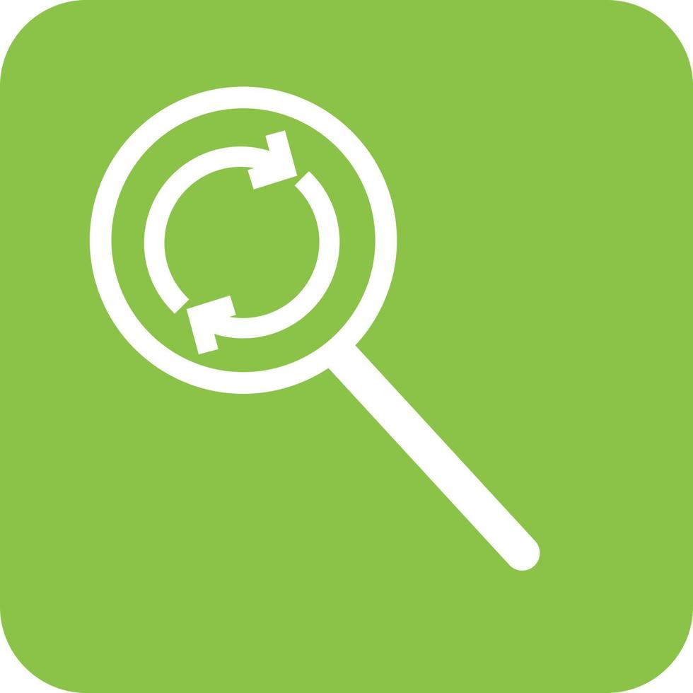 Find Replace Glyph Round Background Icon vector