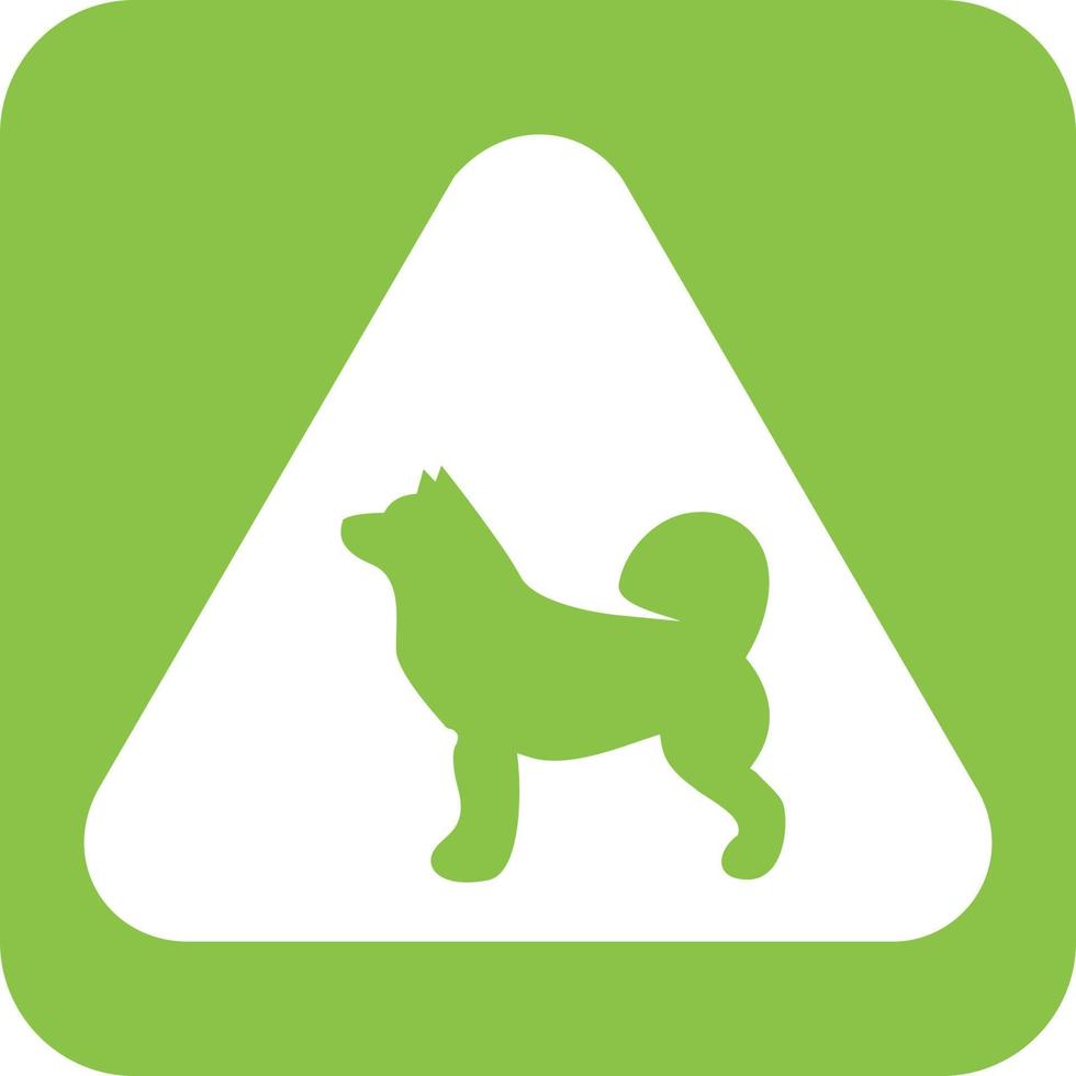 Animal sign II Glyph Round Background Icon vector