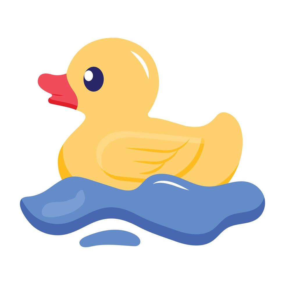 An icon of duckling flat vector download