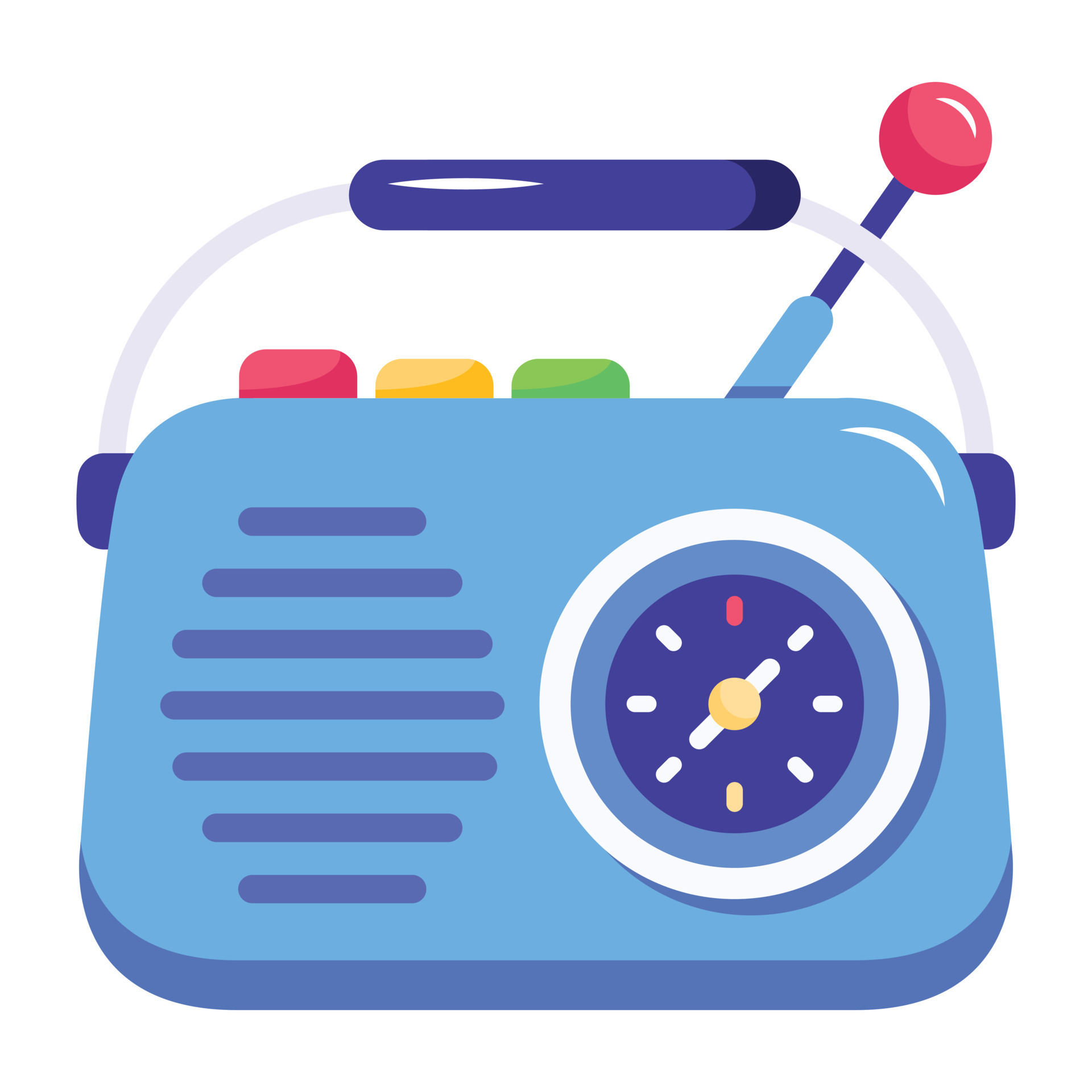 An icon of tape player flat design 13389337 Vector Art at Vecteezy