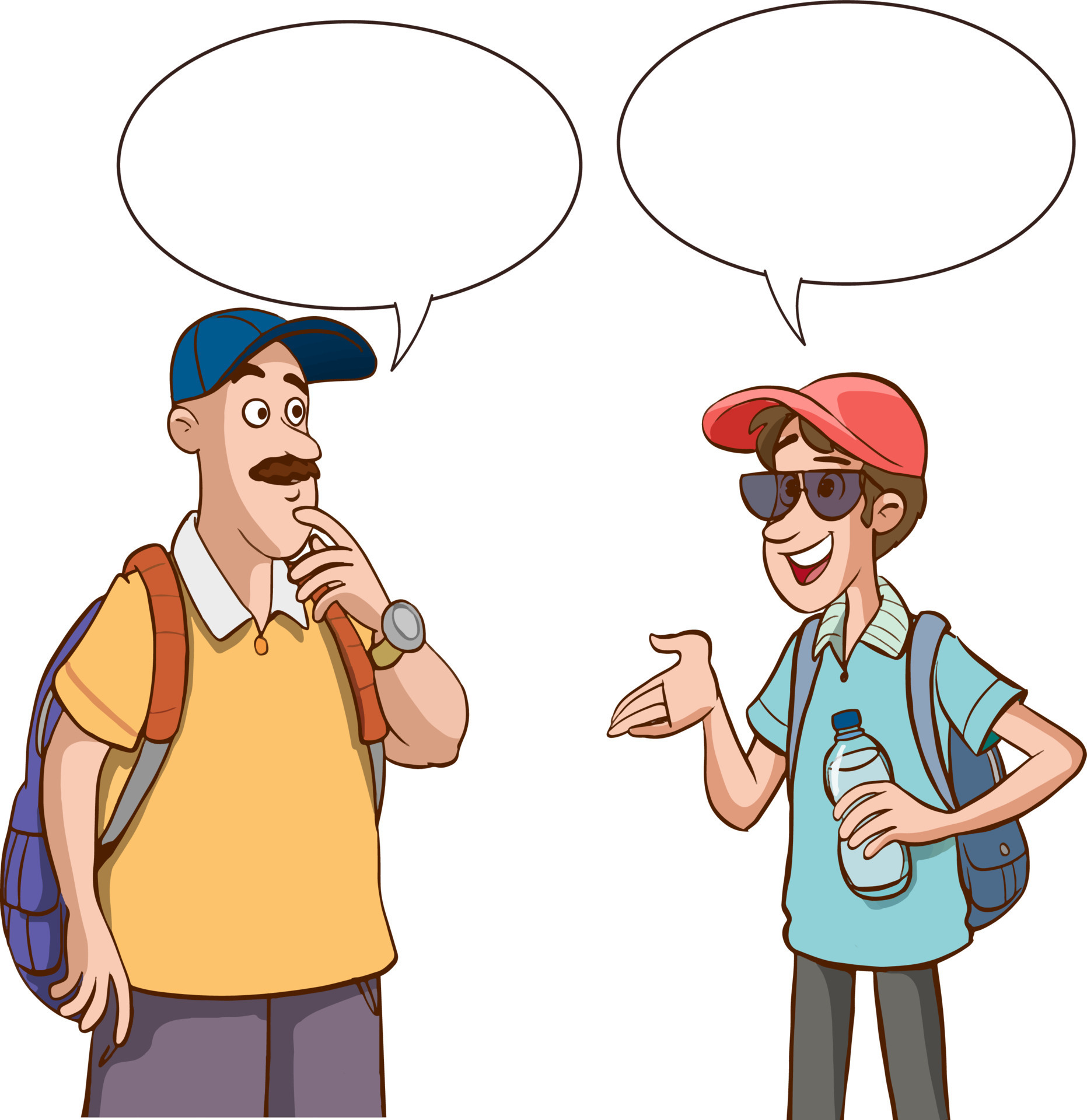 people talking to each other 13389758 Vector Art at Vecteezy