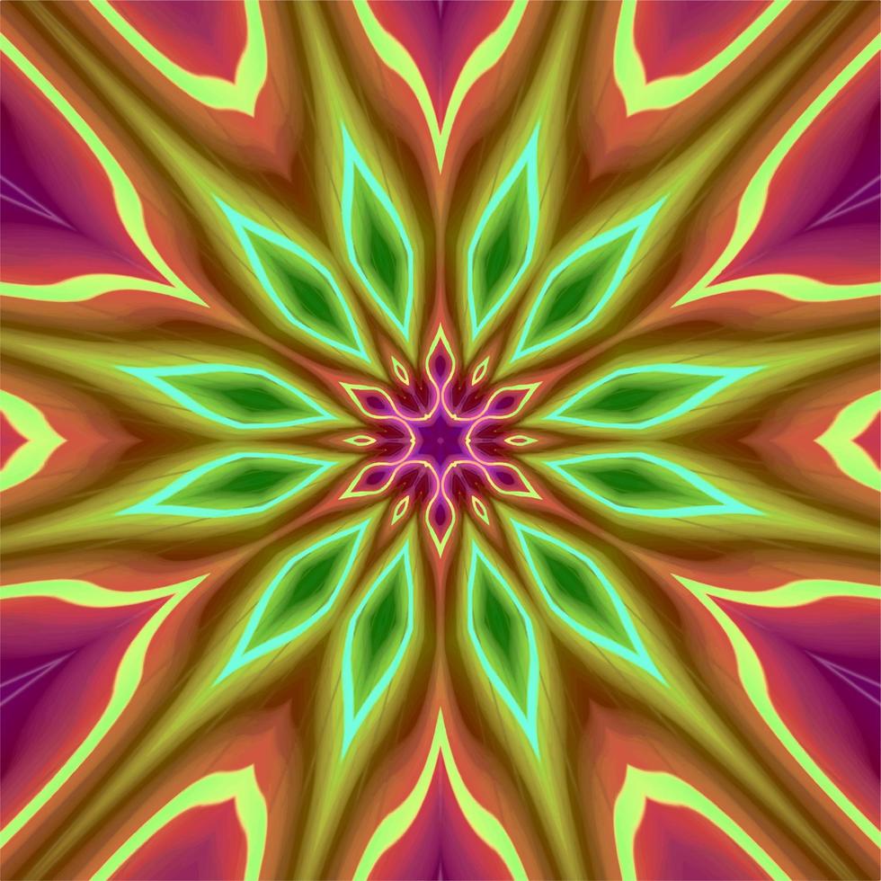 Abstract kaleidoscope background. Beautiful kaleidoscope seamless pattern. Multicolor mosaic texture. Seamless kaleidoscope texture. Unique kaleidoscope design vector