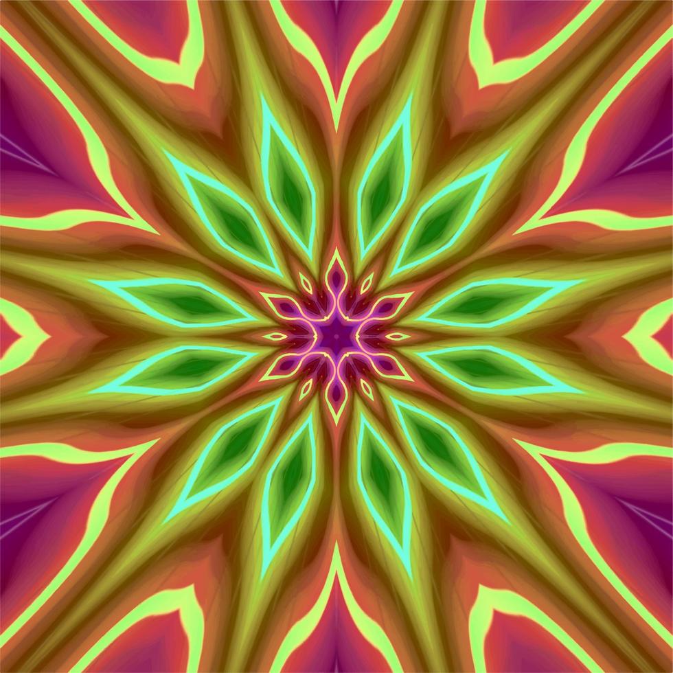 Abstract kaleidoscope background. Beautiful kaleidoscope seamless pattern. Multicolor mosaic texture. Seamless kaleidoscope texture. Unique kaleidoscope design vector