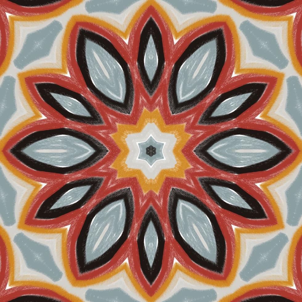 Abstract kaleidoscope background. Beautiful kaleidoscope seamless pattern. Multicolor mosaic texture. Seamless kaleidoscope texture. Unique kaleidoscope design vector