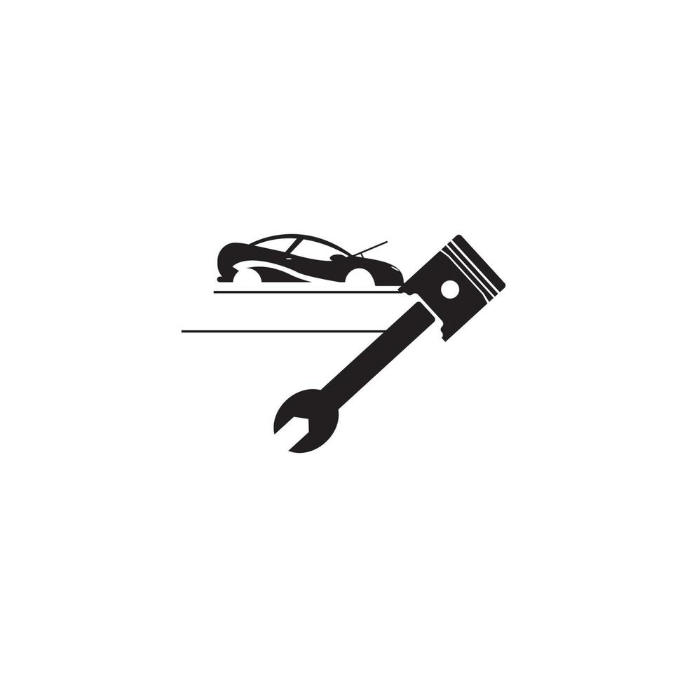 Ilustración de vector de plantilla de logotipo de coche automático