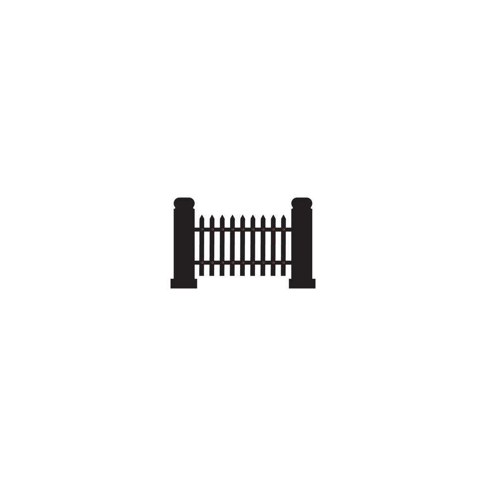 Fence Template vector icon illustration