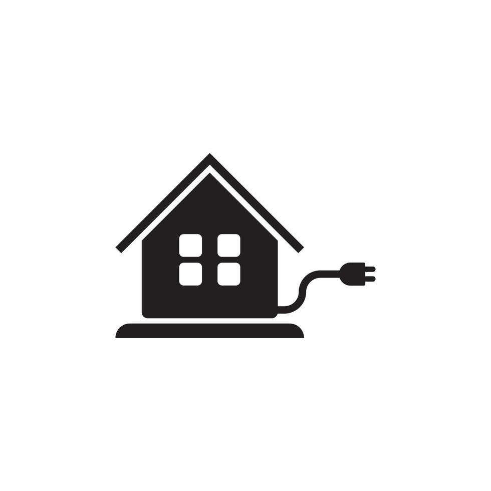 Electrical home logo vector icon template