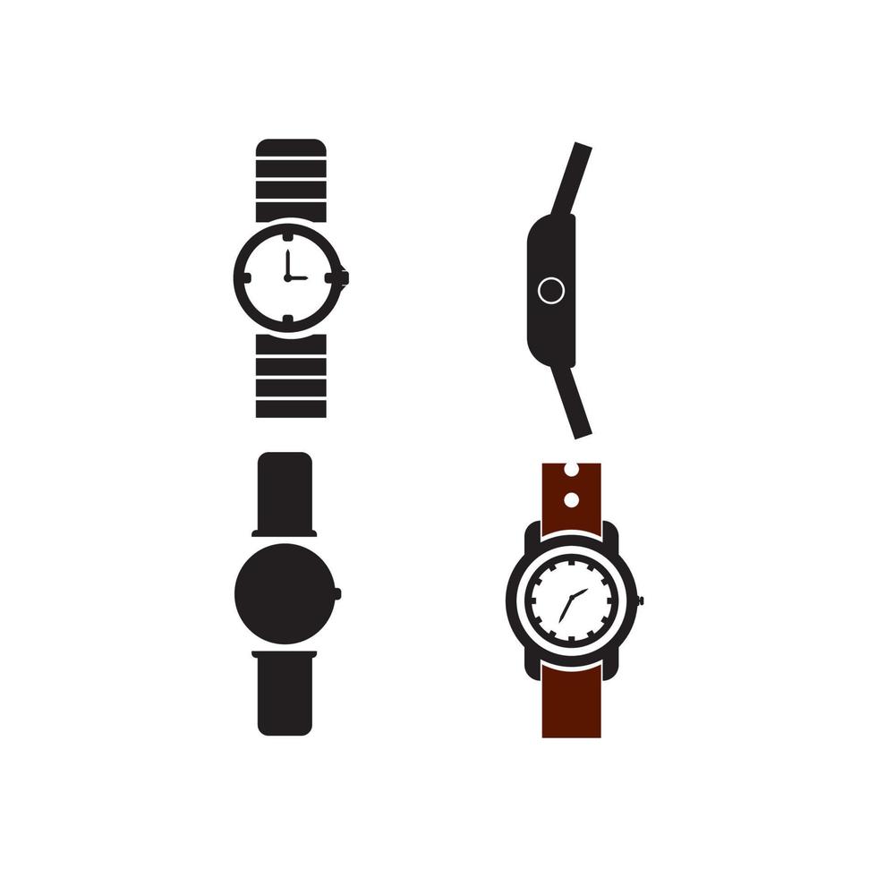 Watches icon logo, vector design