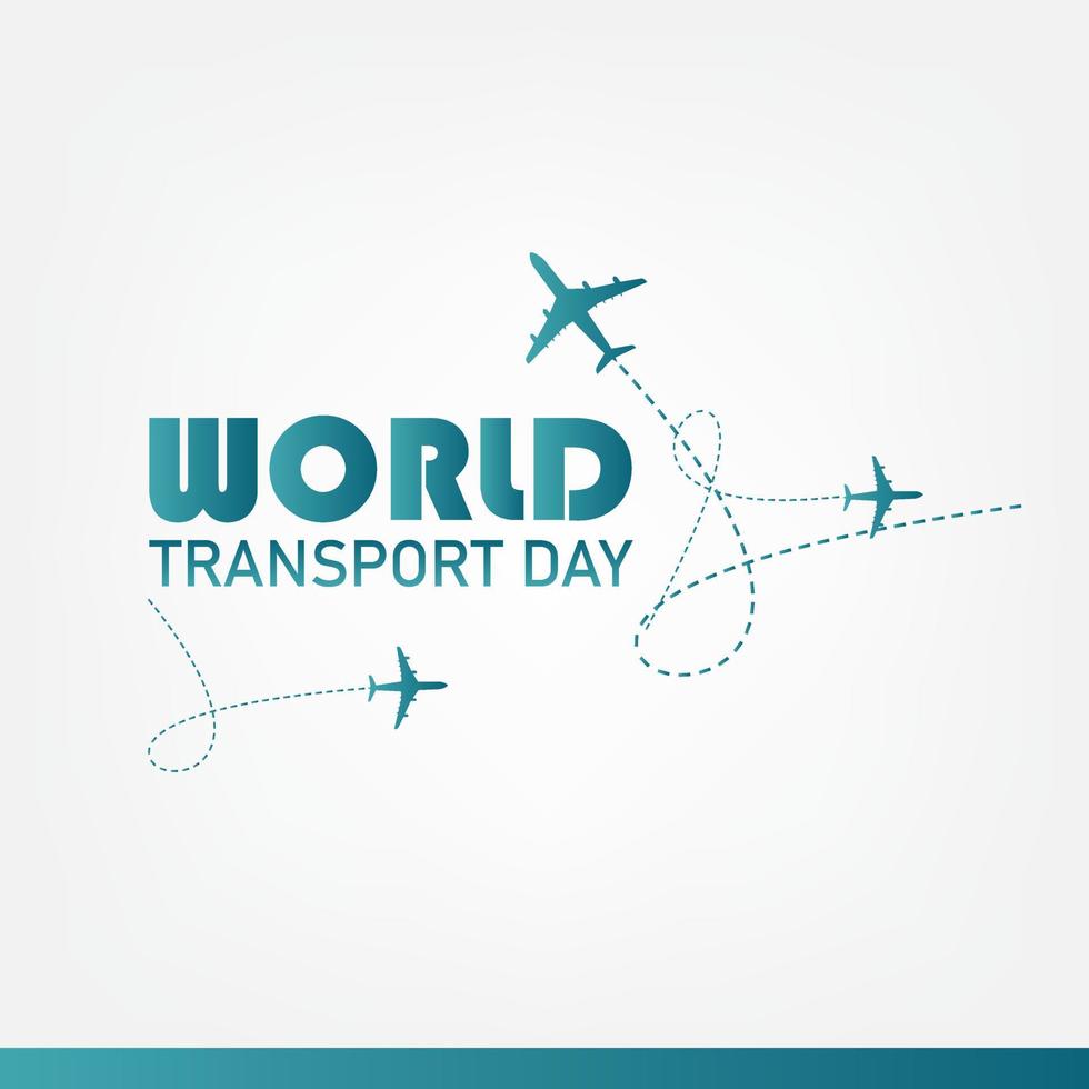 Vector Illustration of World Transport Day. Simple and Elegant Design 13390229 Vector Art at