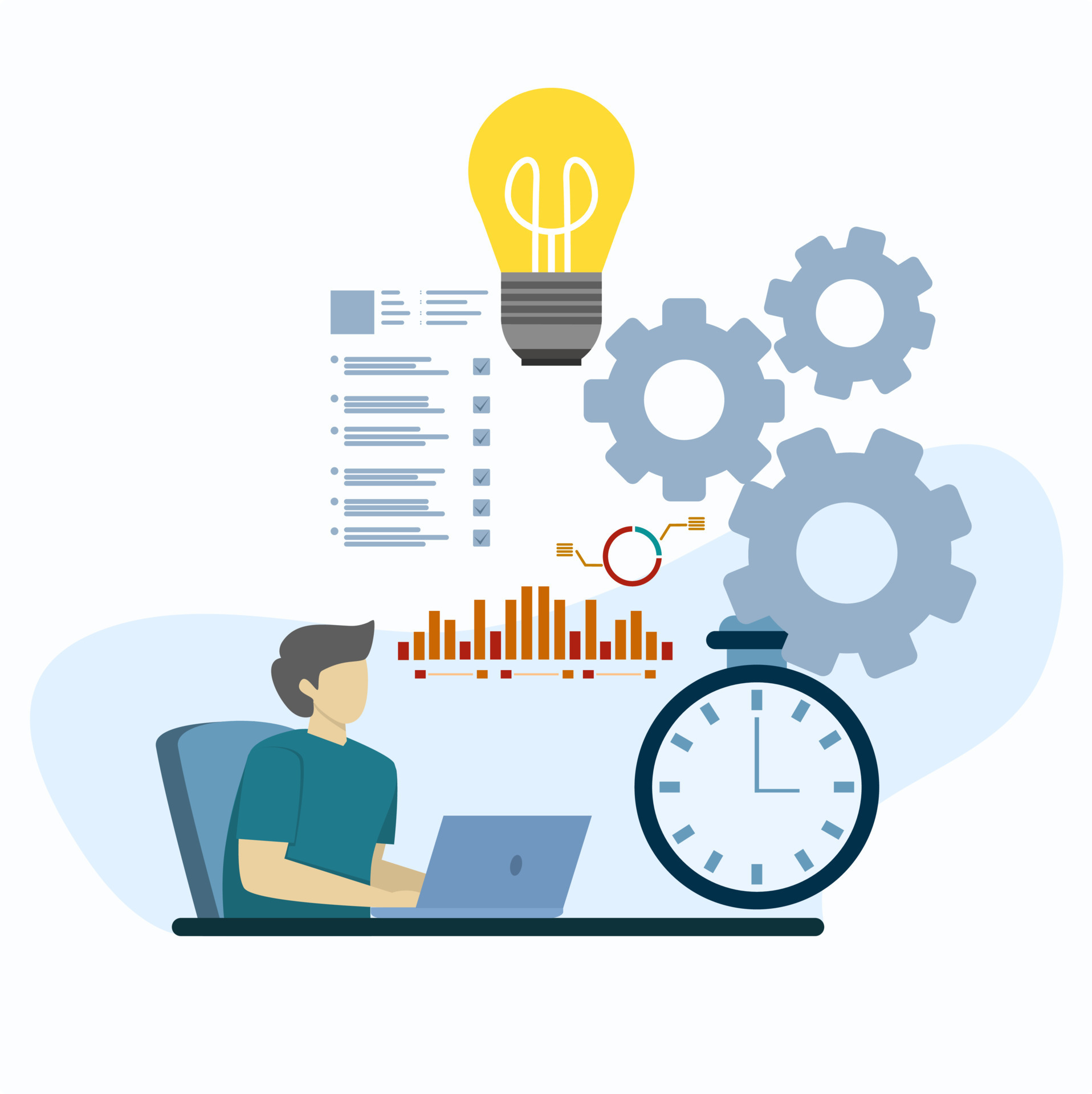 Men Analyze Data On Graphs Business Analysis Big Data Concept 9-steps-to-master-job-task-analysis-fast-toggl-hire