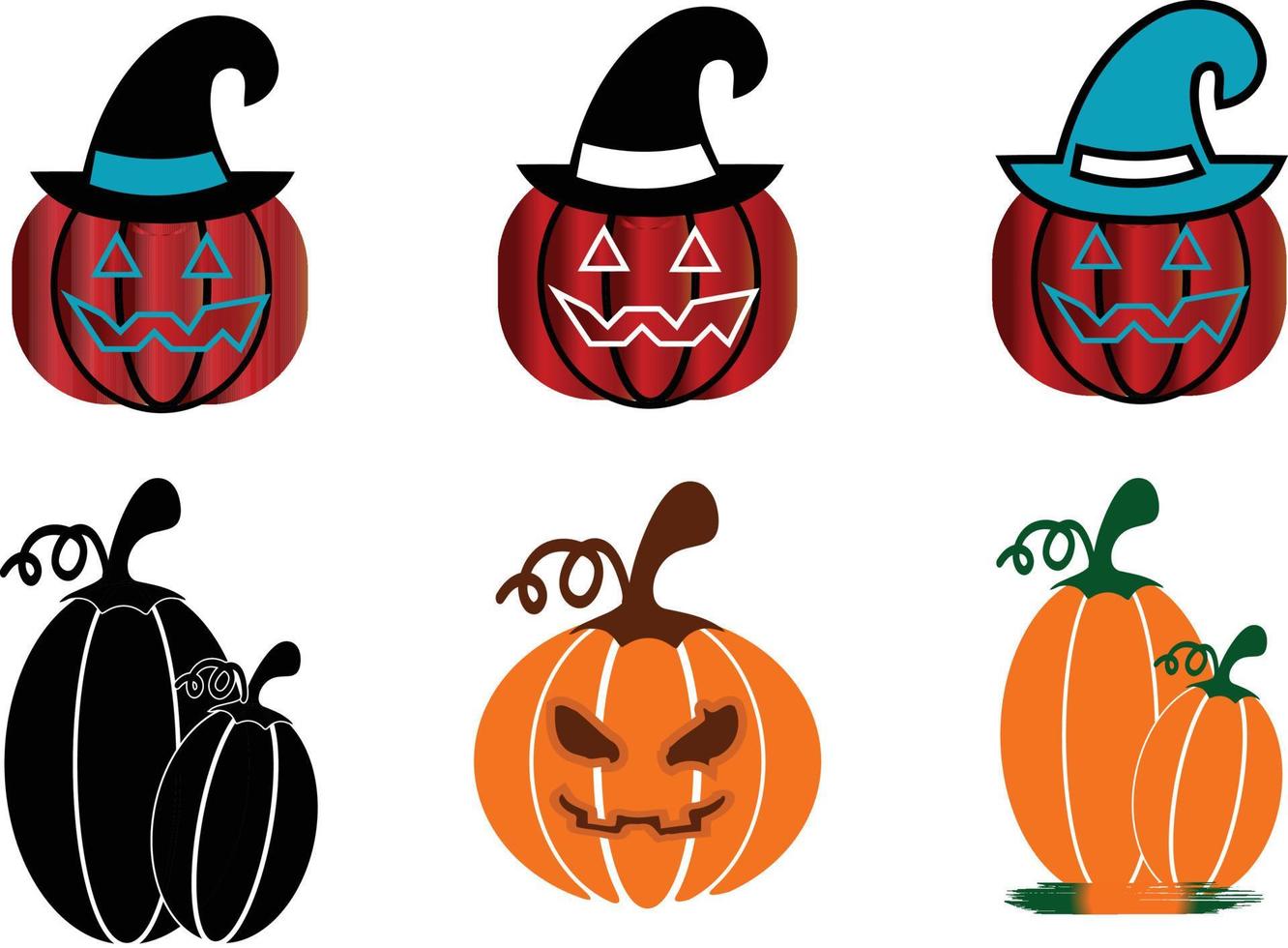 Halloween pumpkin vector